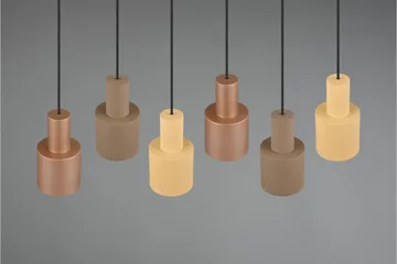 Agudo Taklampa 6L E27 flerfärgad - Flerfärgad - Belysning - Lampor & belysning inomhus - Taklampa & takbelysning - Pendellampa & hänglampa