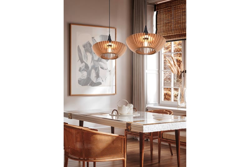 Colino taklampa E27 trä/ antracit - Antracit - Belysning - Lampor & belysning inomhus - Taklampa & takbelysning - Pendellampa & hänglampa
