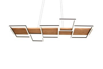 Harper LED Taklampa mattsvart/ trä - Trä - Belysning - Lampor & belysning inomhus - Taklampa & takbelysning - Pendellampa & hänglampa