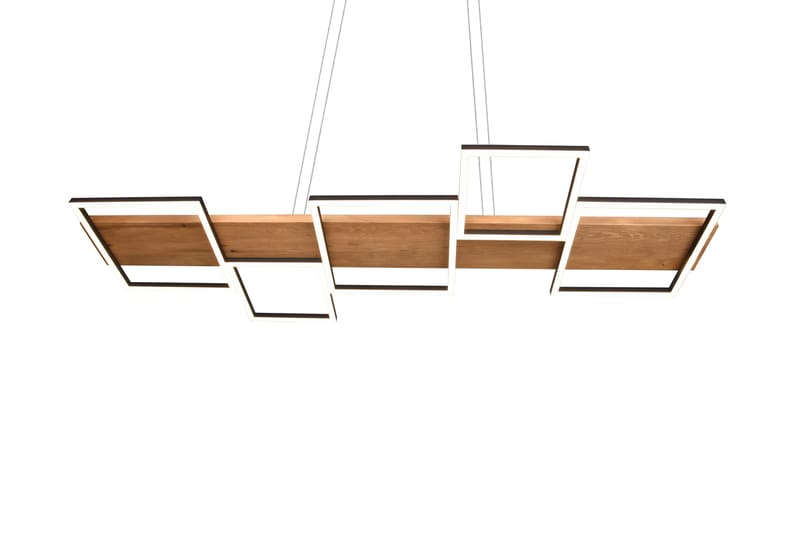 Harper LED Taklampa mattsvart/ trä - Trä - Belysning - Lampor & belysning inomhus - Taklampa & takbelysning - Pendellampa & hänglampa