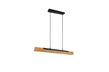 Kerala LED Taklampa mattsvart/ trä - Matt Svart/Trä - Belysning - Lampor & belysning inomhus - Taklampa & takbelysning - Pendellampa & hänglampa