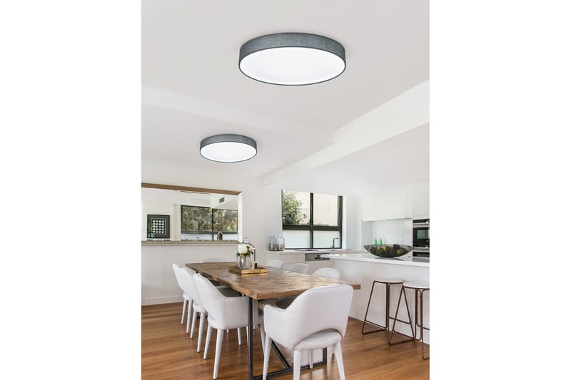 Lugano LED plafond 60cm grå - Grå - Belysning - Lampor & belysning inomhus - Taklampa & takbelysning - Pendellampa & hänglampa