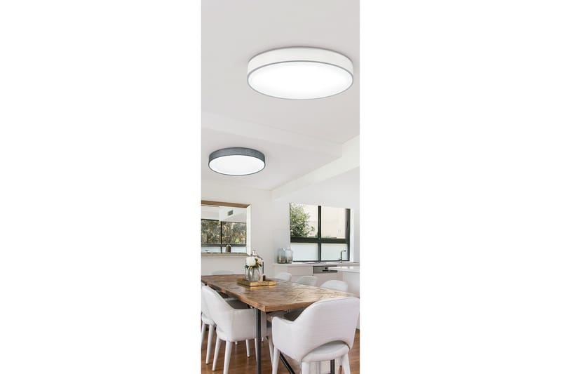 Lugano LED plafond 60cm grå - Grå - Belysning - Lampor & belysning inomhus - Taklampa & takbelysning - Pendellampa & hänglampa
