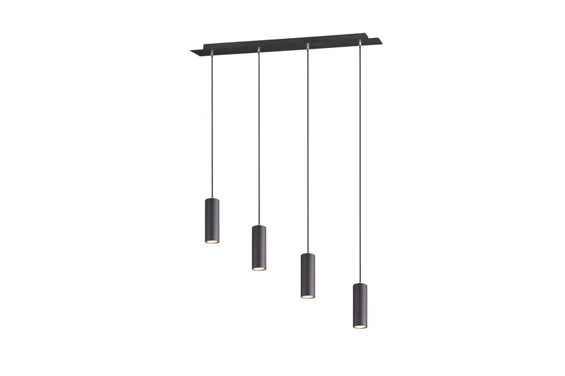 Marley Taklampa 4L GU10 mattsvart - Matt svart - Belysning - Lampor & belysning inomhus - Taklampa & takbelysning - Pendellampa & hänglampa