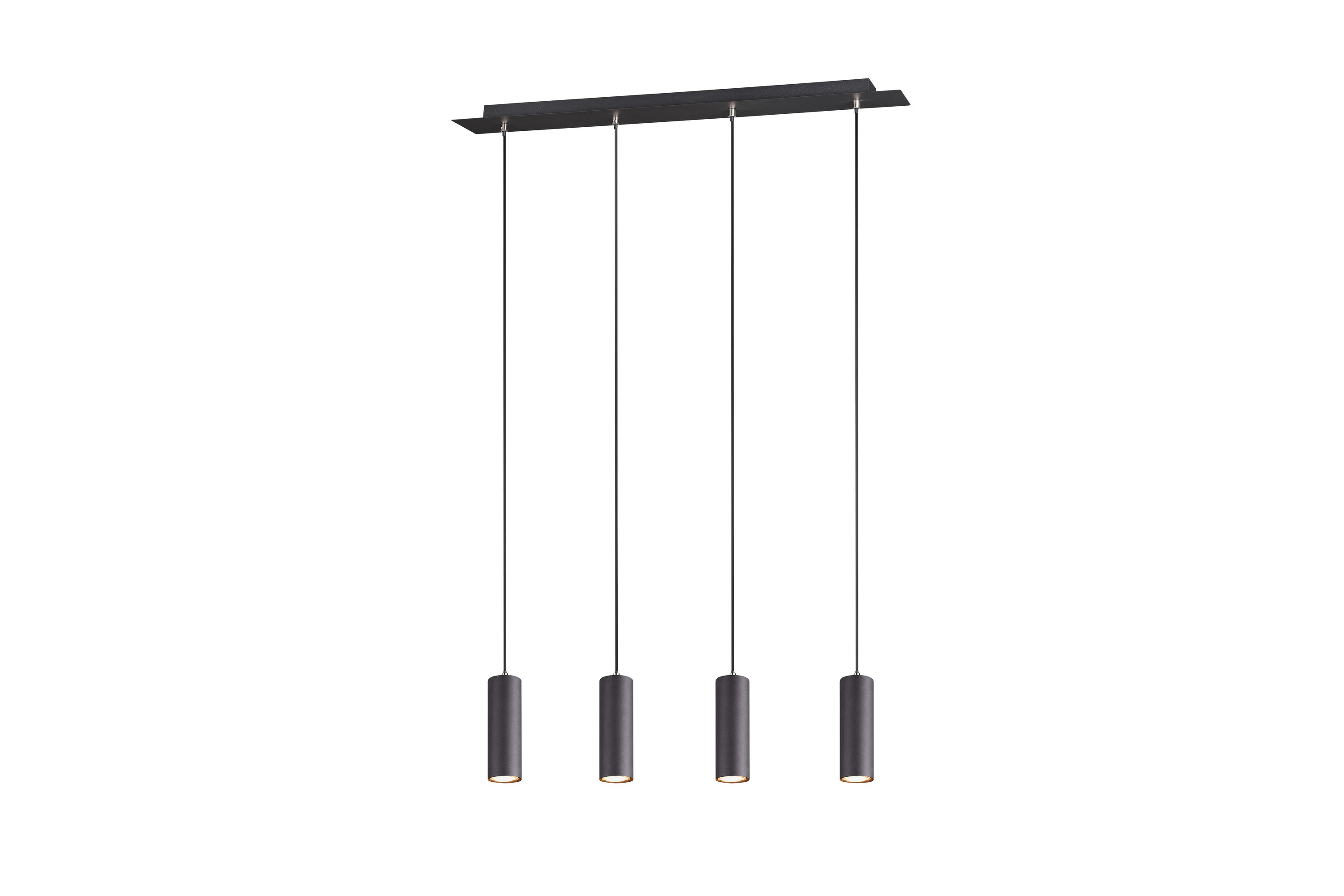 Marley taklampa 4L GU10 mattsvart Matt svart