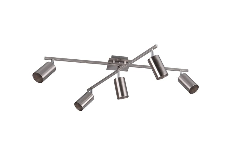 Marley Plafond 5L  GU10 borstad stål - Borstad stål - Belysning - Lampor & belysning inomhus - Taklampa & takbelysning - Pendellampa & hänglampa
