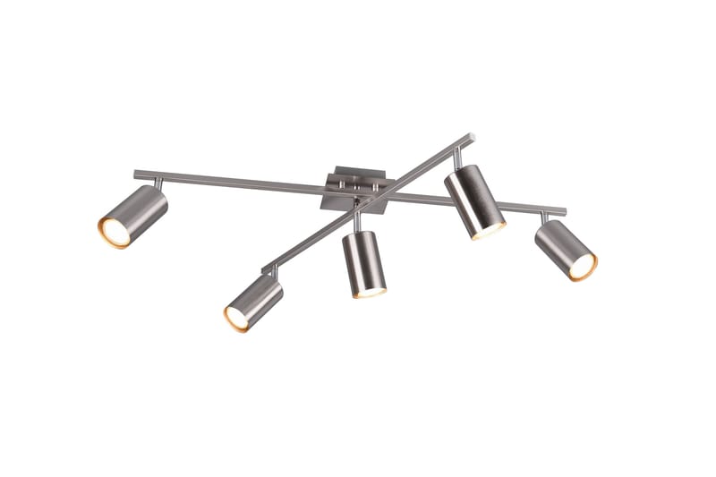 Marley Plafond 5L  GU10 borstad stål - Borstad stål - Belysning - Lampor & belysning inomhus - Taklampa & takbelysning - Pendellampa & hänglampa