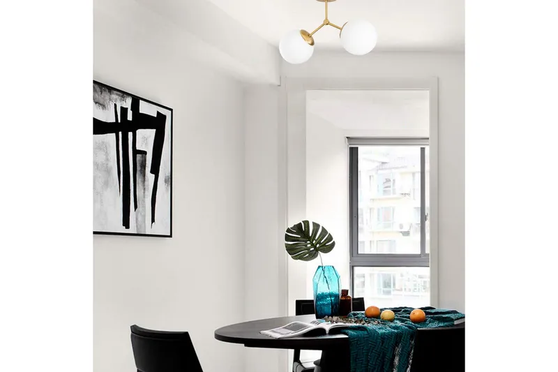 Opviq Damar Taklampa - Gul/Vit - Belysning - Lampor & belysning inomhus - Taklampa & takbelysning - Pendellampa & hänglampa