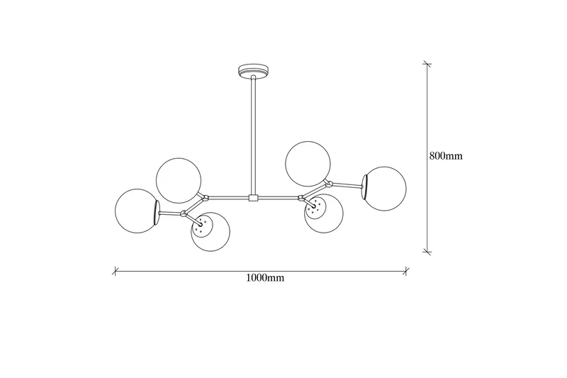 Opviq Damar Taklampa - Svart/Vit - Belysning - Lampor & belysning inomhus - Taklampa & takbelysning - Pendellampa & hänglampa
