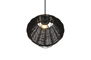 Pendellampa Borka 1 Lampa 30 cm E27 Svart - Svart - Belysning - Lampor & belysning inomhus - Taklampa & takbelysning - Pendellampa & hänglampa