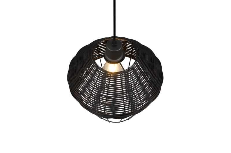 Pendellampa Borka 1 Lampa 30 cm E27 Svart - Svart - Belysning - Lampor & belysning inomhus - Taklampa & takbelysning - Pendellampa & hänglampa