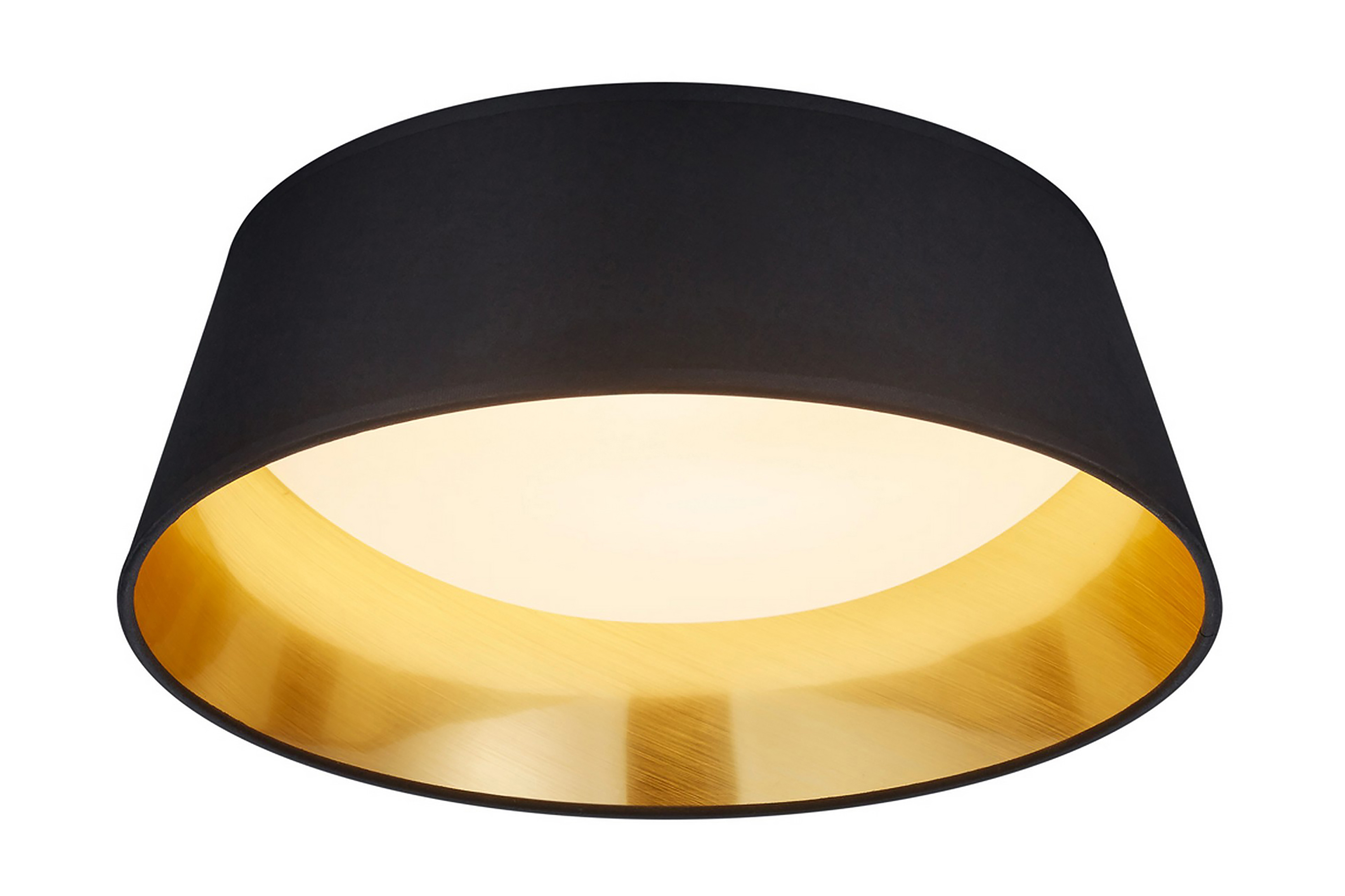 Ponts LED plafond 34cm svart/guld Svart/Guld