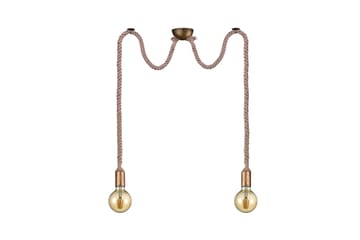 Rope Taklampa 2L  E27 antikmässing - Antik mässing - Belysning - Lampor & belysning inomhus - Taklampa & takbelysning - Pendellampa & hänglampa