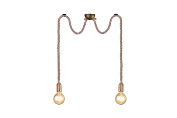 Rope Taklampa 2L  E27 antikmässing - Antik mässing - Belysning - Lampor & belysning inomhus - Taklampa & takbelysning - Pendellampa & hänglampa