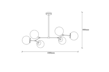 Taklampa Damar Svart/Vit - Opviq - Belysning - Lampor & belysning inomhus - Taklampa & takbelysning - Pendellampa & hänglampa