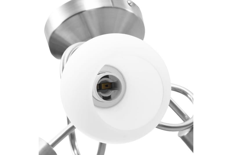 Taklampa med keramikskärmar för 3 E14-lampor vit klot - Vit - Kökslampa & taklampa kök - Fönsterlampa - Taklampa sovrum - Pendellampa & hänglampa - Hall lampa - Taklampa vardagsrum - Fönsterlampa hängande - Taklampa & takbelysning