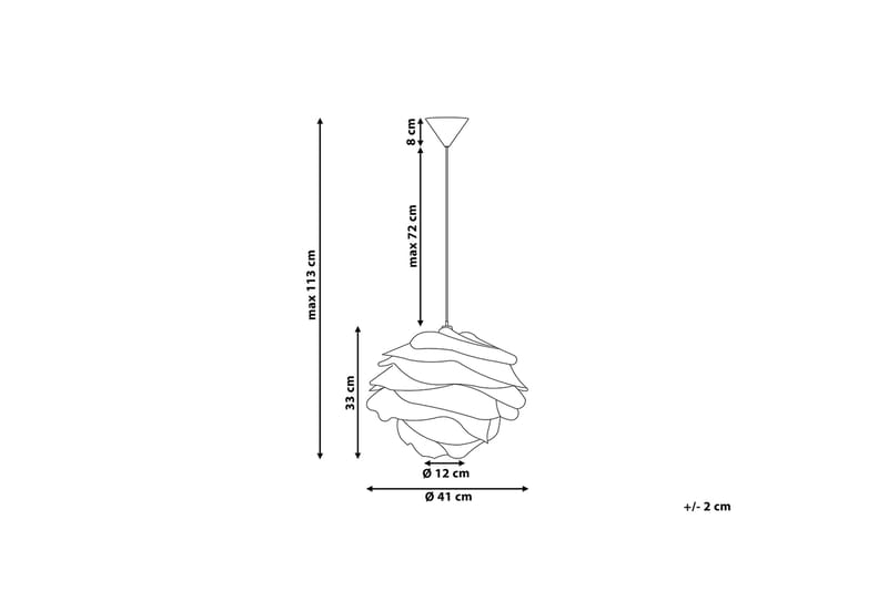 Taklampa Nile 41 cm - Vit - Taklampa sovrum - Kökslampa & taklampa kök - Hall lampa - Fönsterlampa - Pendellampa & hänglampa - Taklampa vardagsrum - Fönsterlampa hängande - Taklampa & takbelysning