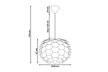 Taklampa Segre 60 cm - Koppar - Belysning - Lampor & belysning inomhus - Taklampa & takbelysning - Pendellampa & hänglampa