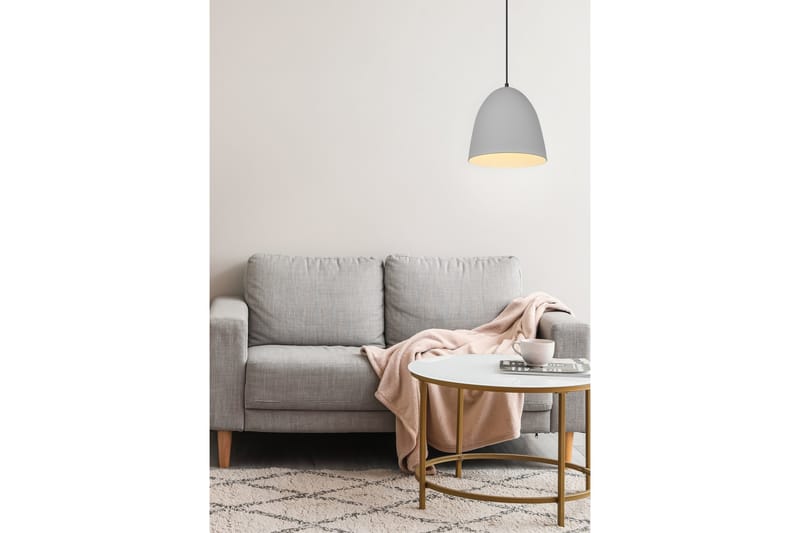 Tilda taklampa 25 cm E27 grå - Grå - Belysning - Lampor & belysning inomhus - Taklampa & takbelysning - Pendellampa & hänglampa