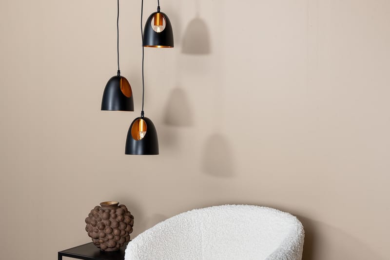 Pendellampa Noraz Dimbar LED Mellan Svart/Koppar - Hall lampa - Taklampa & takbelysning - Fönsterlampa - Pendellampa & hänglampa - Kökslampa & taklampa kök - Taklampa vardagsrum - Fönsterlampa hängande - Taklampa sovrum