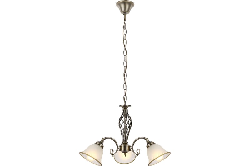 Pendellampa Odin 2 Lampor Antik Mässing - Globo Lighting - Taklampa sovrum - Kökslampa & taklampa kök - Hall lampa - Pendellampa & hänglampa - Taklampa vardagsrum - Fönsterlampa - Fönsterlampa hängande - Taklampa & takbelysning