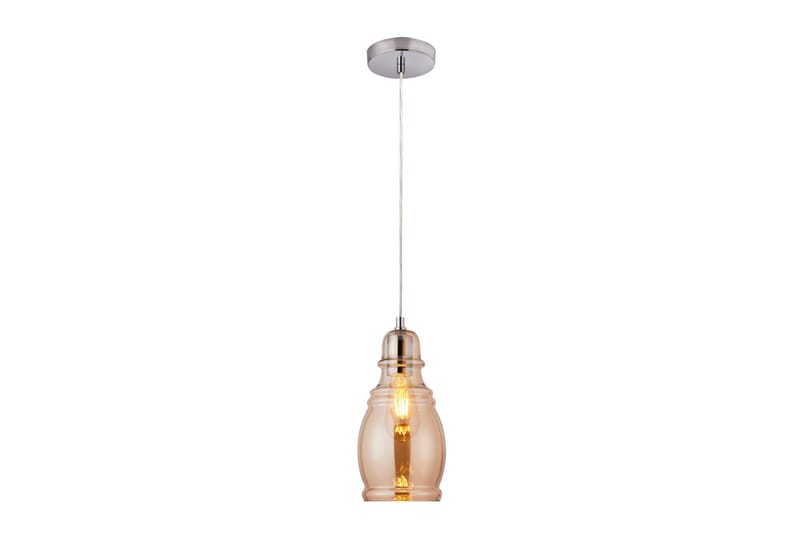 Pendellampa Olsson 1L Amber Glas/Krom - Hall lampa - Taklampa & takbelysning - Fönsterlampa - Pendellampa & hänglampa - Kökslampa & taklampa kök - Taklampa vardagsrum - Fönsterlampa hängande - Taklampa sovrum