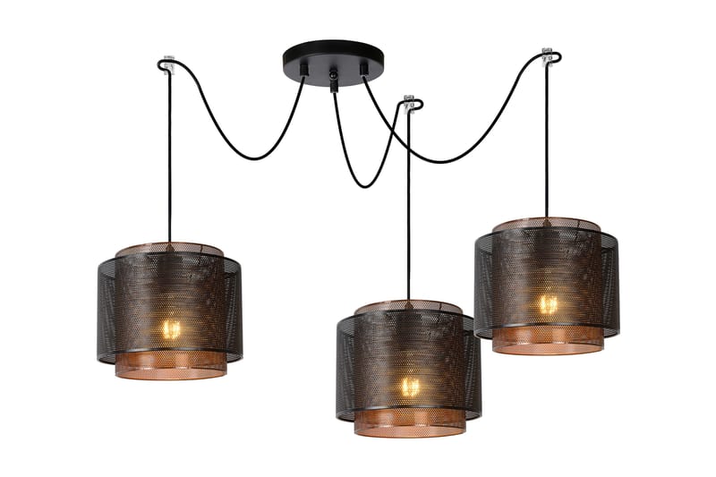 Pendellampa Orrin 3 Lampor Svart - Taklampa & takbelysning - Fönsterlampa - Hall lampa - Pendellampa & hänglampa - Kökslampa & taklampa kök - Taklampa vardagsrum - Fönsterlampa hängande - Taklampa sovrum