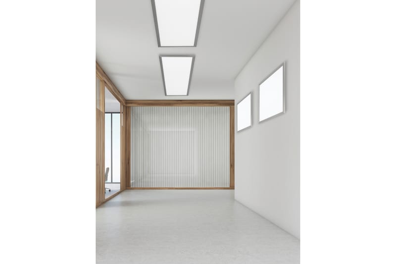 Phoenix LED plafond 120x30cm borstad stål - Borstad stål/Vit - Belysning - Lampor & belysning inomhus - Taklampa & takbelysning - Takplafond