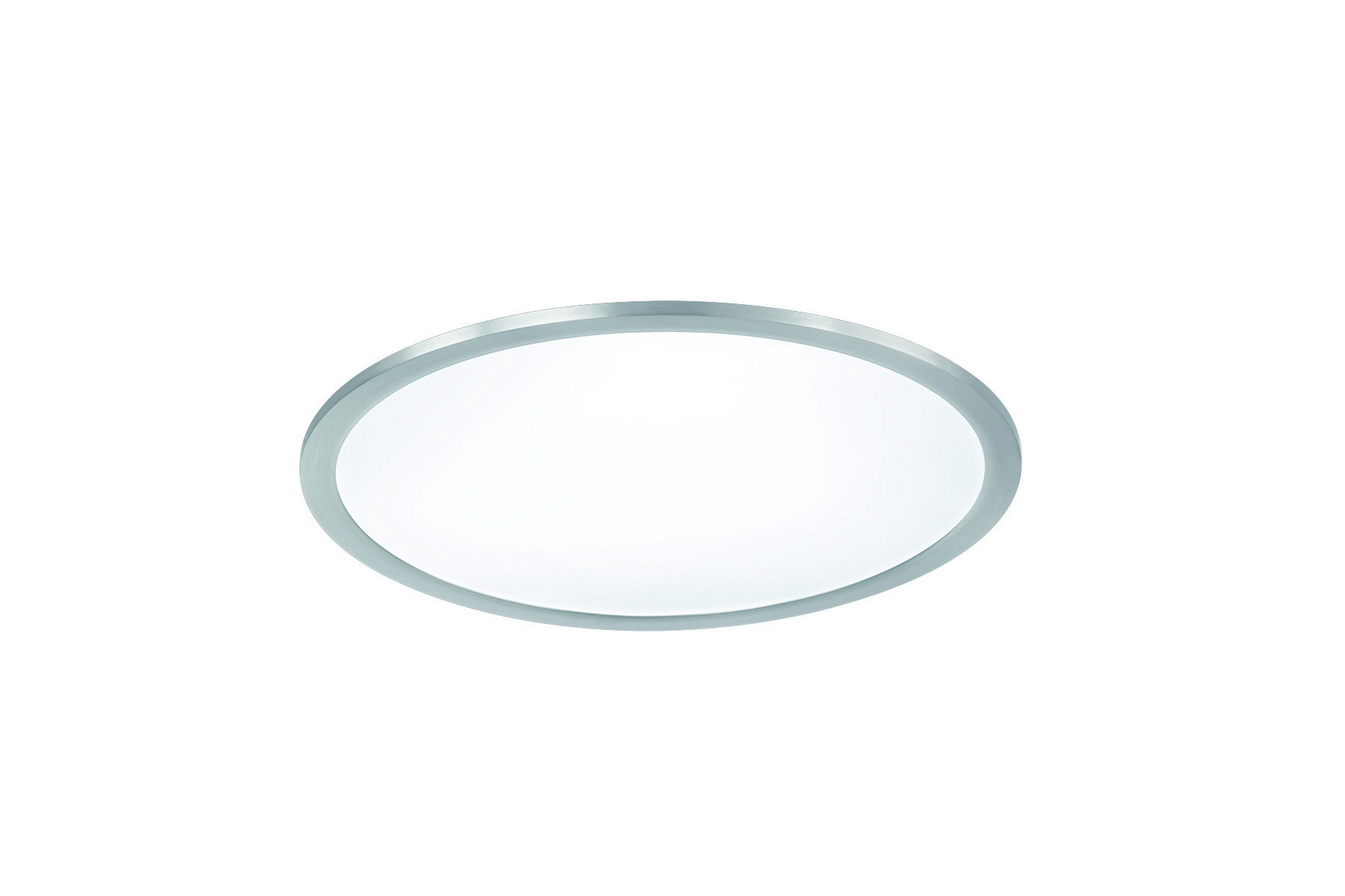 Phoenix LED plafond 45cm borstad stål Borstad stål/Vit