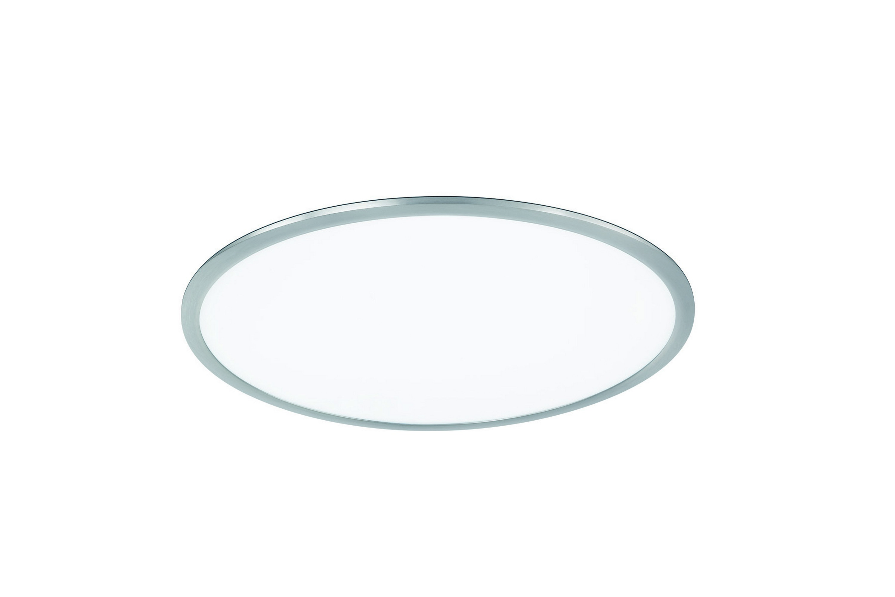 Phoenix LED plafond 62cm borstad stål Borstad stål/Vit