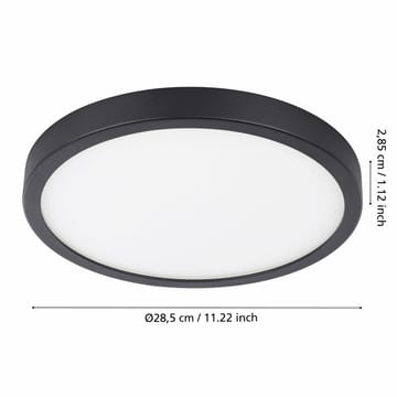 Plafond Argolis Ø285 mm - Svart - Belysning - Lampor & belysning inomhus - Taklampa & takbelysning - Takplafond