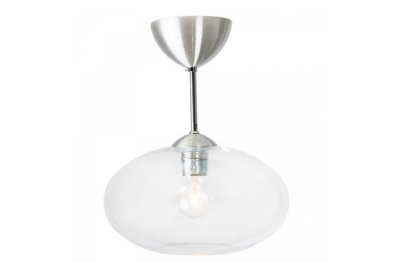 Plafond Bullo 27 cm Rund Grå/Klar - Hall lampa - Taklampa & takbelysning - Takplafond - Plafond