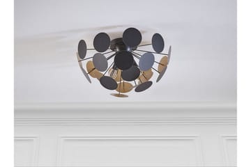 Plafond Damatria - Svart/Guld - Belysning - Lampor & belysning inomhus - Taklampa & takbelysning - Takplafond
