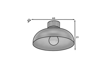 Plafond Desolo - Svart - Belysning - Lampor & belysning inomhus - Taklampa & takbelysning - Takplafond