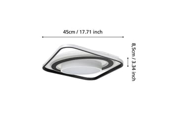 Plafond Eglo Benalauria Svart/Vit - Belysning - Lampor & belysning inomhus - Taklampa & takbelysning - Takplafond