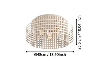 Plafond Eglo Oltamar Sand - Belysning - Lampor & belysning inomhus - Taklampa & takbelysning - Takplafond