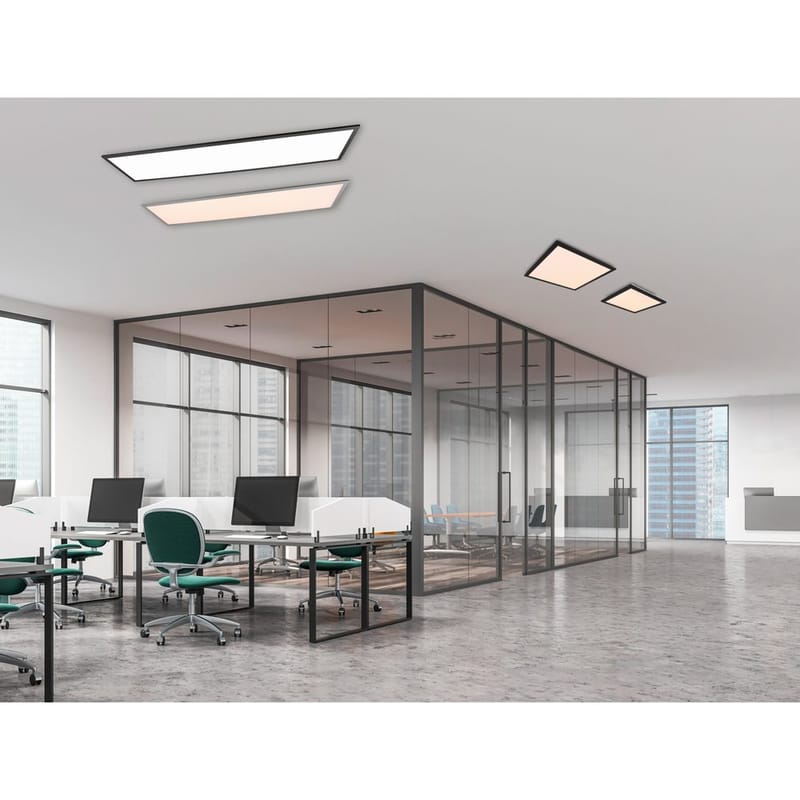 Plafond Gamma - 119x29 cm, Mattsvart - Belysning - Lampor & belysning inomhus - Taklampa & takbelysning - Takplafond