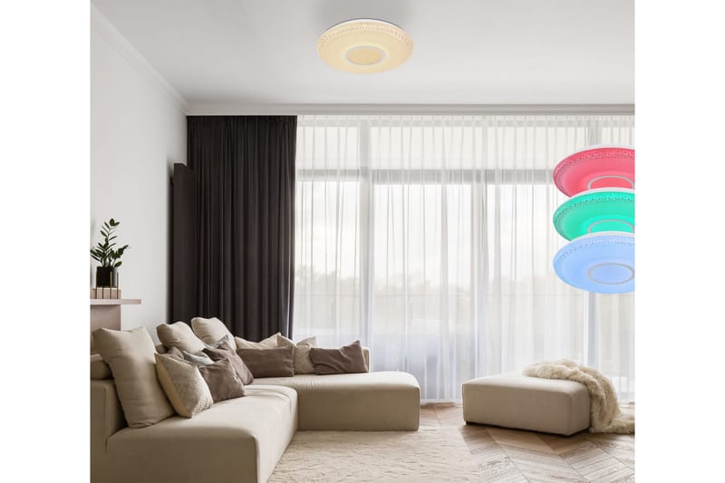 Plafond Klemens RGB Vit - Globo Lighting - Hall lampa - Taklampa & takbelysning - Takplafond - Plafond