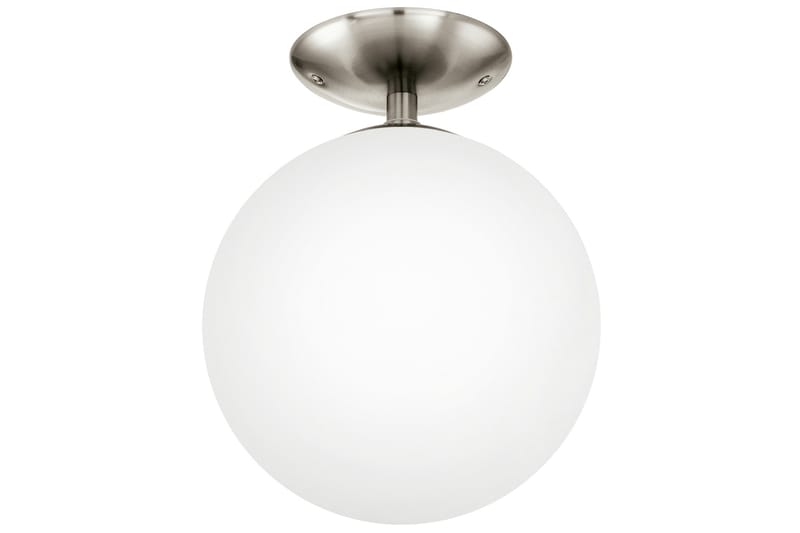 Plafond Rondo 25 cm Nickel/Opal, Eglo