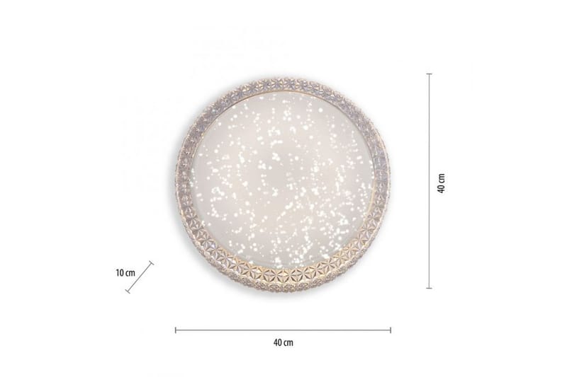 Plafond Saturn - Krom - Belysning - Lampor & belysning inomhus - Taklampa & takbelysning - Takplafond