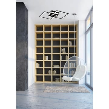 Plafond Venida - Fyrkant, Svart - Belysning - Lampor & belysning inomhus - Taklampa & takbelysning - Takplafond