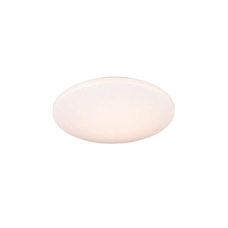 Plafond Pollux, 37 cm, Vit starlight