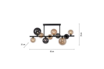 Popsicle Paul Neuhaus Taklampa - Black - Belysning - Lampor & belysning inomhus - Taklampa & takbelysning - Takplafond