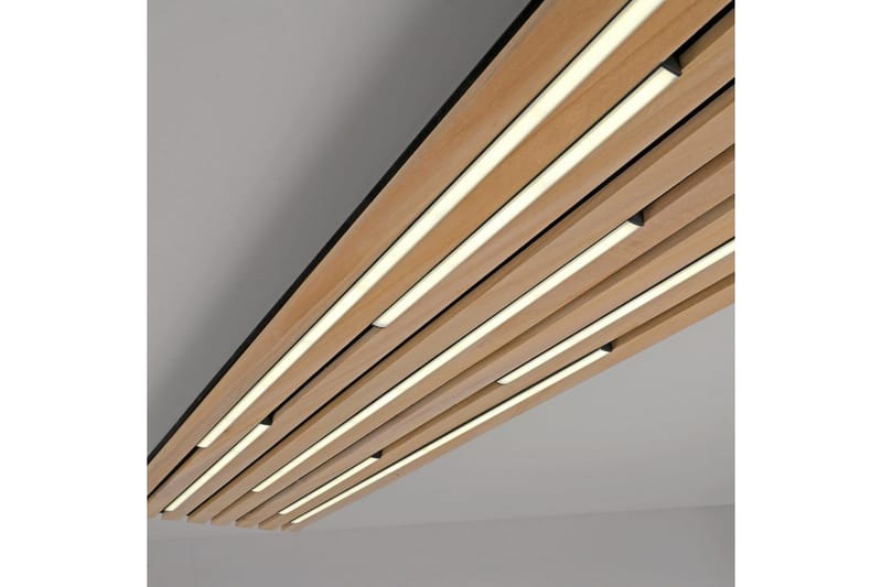 Q-Akustik Paul Neuhaus Vägg/taklampa - Wood - Belysning - Lampor & belysning inomhus - Taklampa & takbelysning - Takplafond