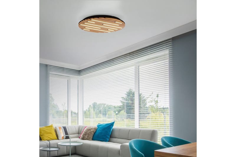 Q-Akustik Paul Neuhaus Vägg/taklampa - Wood - Belysning - Lampor & belysning inomhus - Taklampa & takbelysning - Takplafond