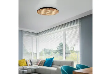 Q-Akustik Paul Neuhaus Vägg/taklampa - Wood - Belysning - Lampor & belysning inomhus - Taklampa & takbelysning - Takplafond