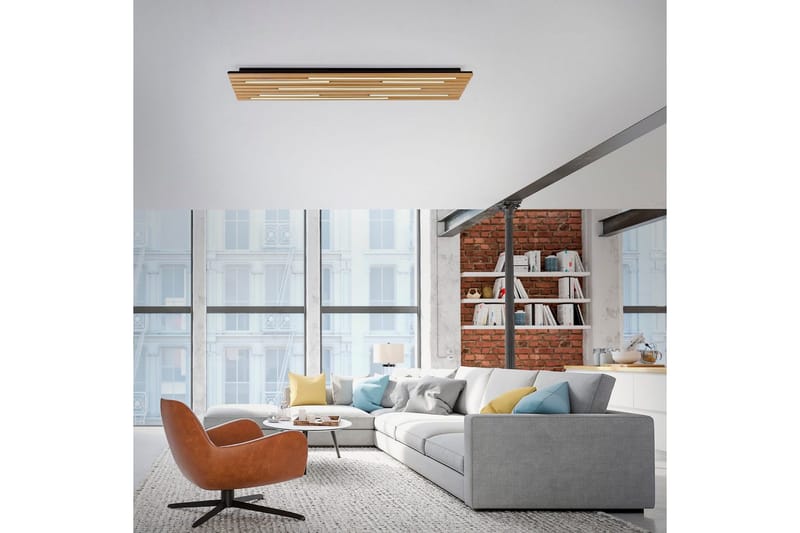 Q-Akustik Paul Neuhaus Vägg/taklampa - Wood - Belysning - Lampor & belysning inomhus - Taklampa & takbelysning - Takplafond