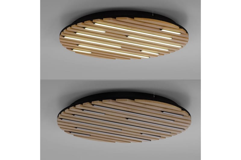 Q-Akustik Paul Neuhaus Vägg/taklampa - Wood - Belysning - Lampor & belysning inomhus - Taklampa & takbelysning - Takplafond