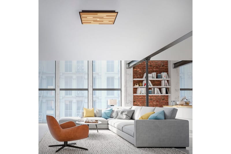 Q-Akustik Paul Neuhaus Vägg/taklampa - Wood - Belysning - Lampor & belysning inomhus - Taklampa & takbelysning - Takplafond