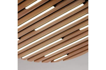 Q-Akustik Paul Neuhaus Vägg/taklampa - Wood - Belysning - Lampor & belysning inomhus - Taklampa & takbelysning - Takplafond